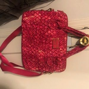 Marc by Marc jacobs pink snakeskin laptop carry case. Like new!